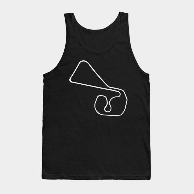 Sachsenring [outline] Tank Top by sednoid
